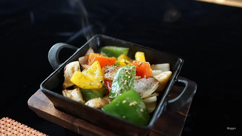 골드참치 코스요리 피쉬볼 버섯요리