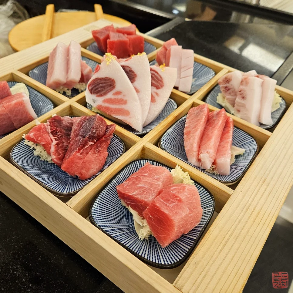 강남 골드참치 참치회 오마카세 고급 참치 한상차림