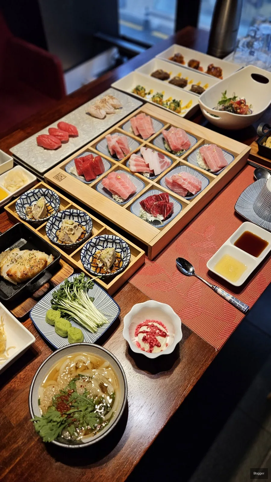 골드참치 참치회 정갈한 플레이팅 신선한 맛