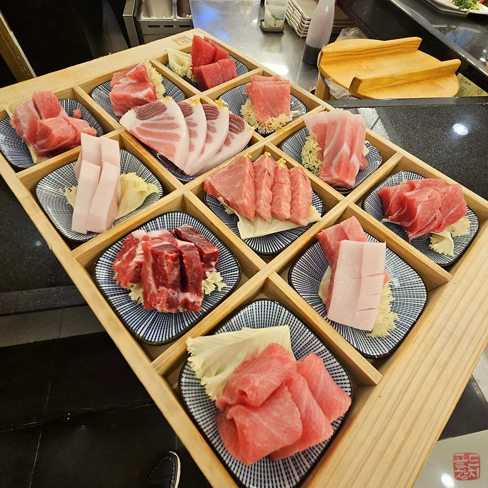 강남 골드참치 참치회 오마카세 고급 부위별 가격