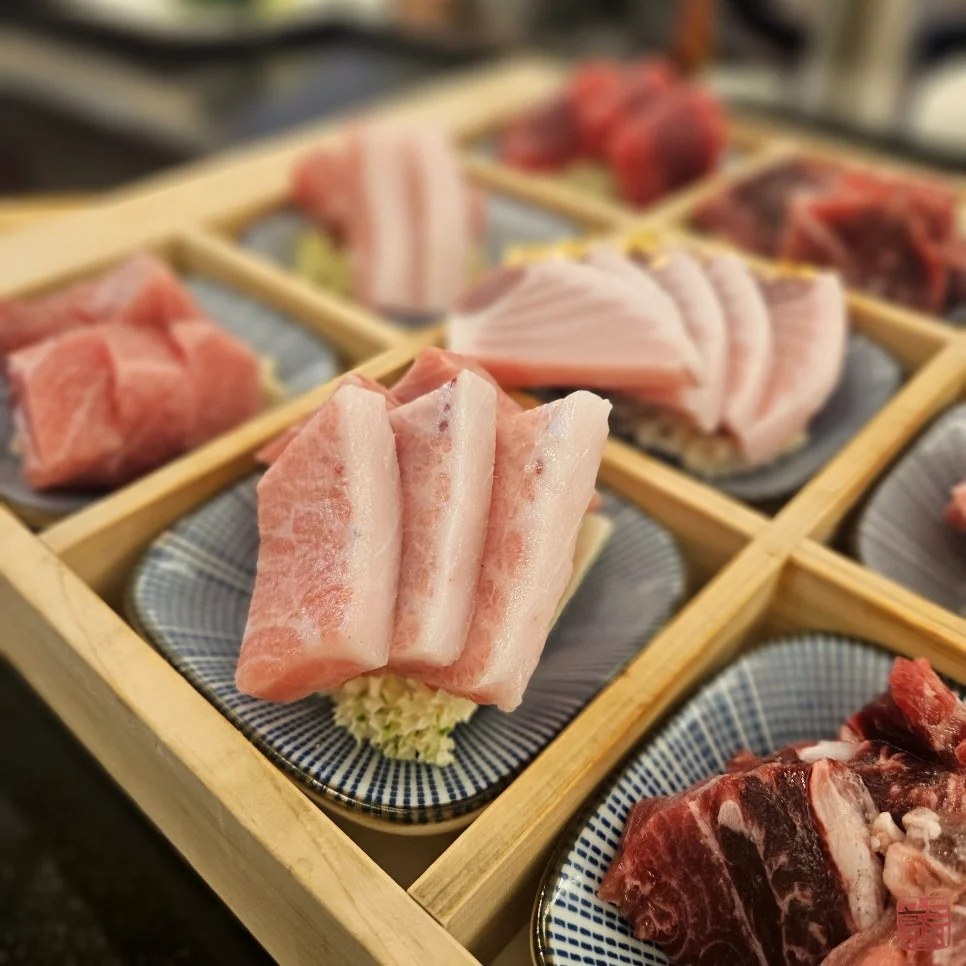 Gold Tuna omakase, special occasion, anniversary, premium tuna sushi