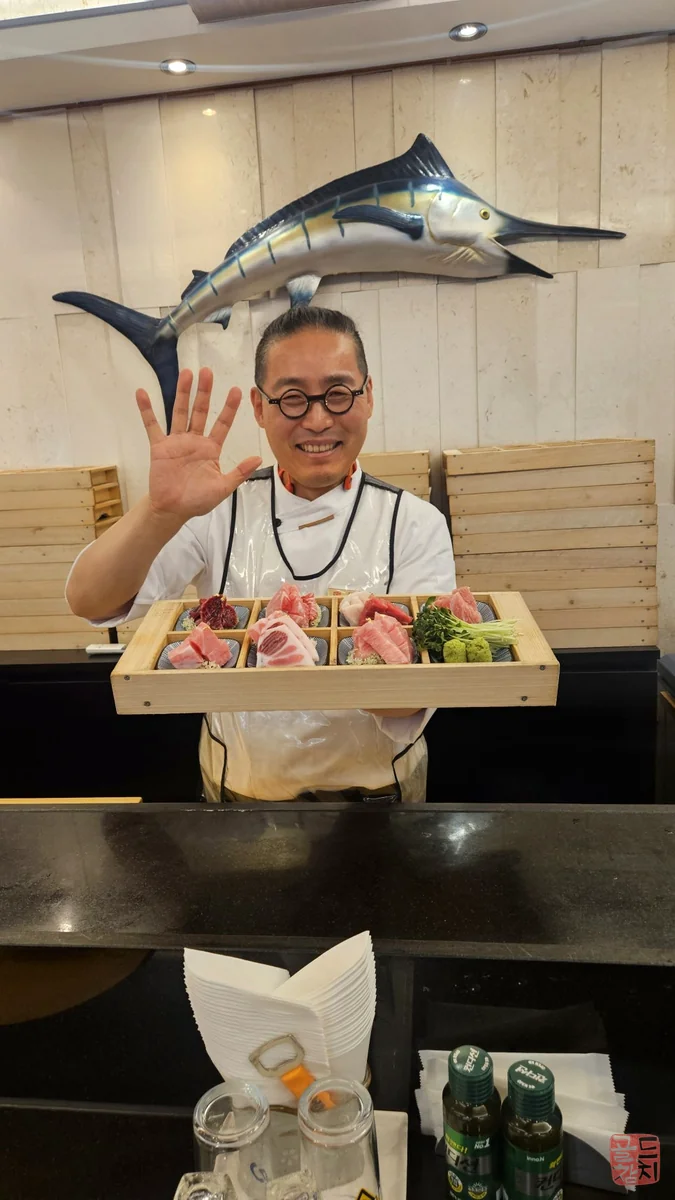 Gold Tuna Omakase, crafted by the tuna master