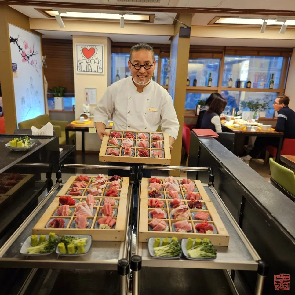 강남 골드참치 오마카세 특별 요리 참치 코스 고급스러운 맛