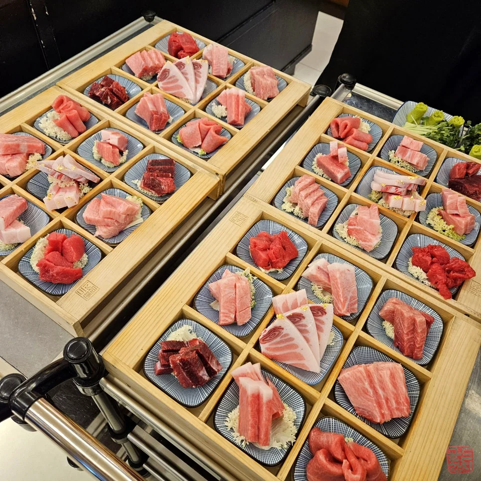 Gold Tuna main tuna sashimi, 15-course omakase, premium tuna dishes