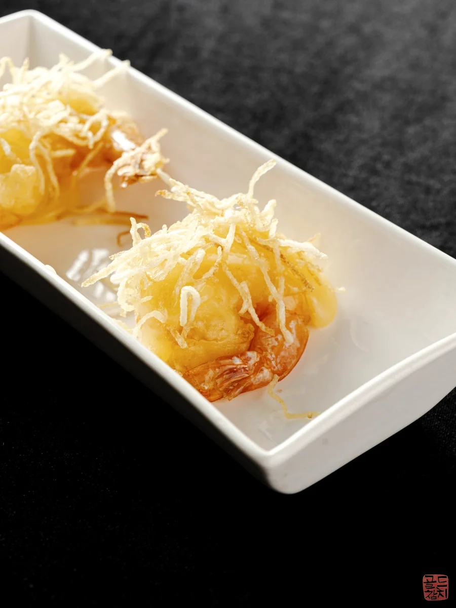 Gold Tuna tuna porridge, cream shrimp appetizer, side dish