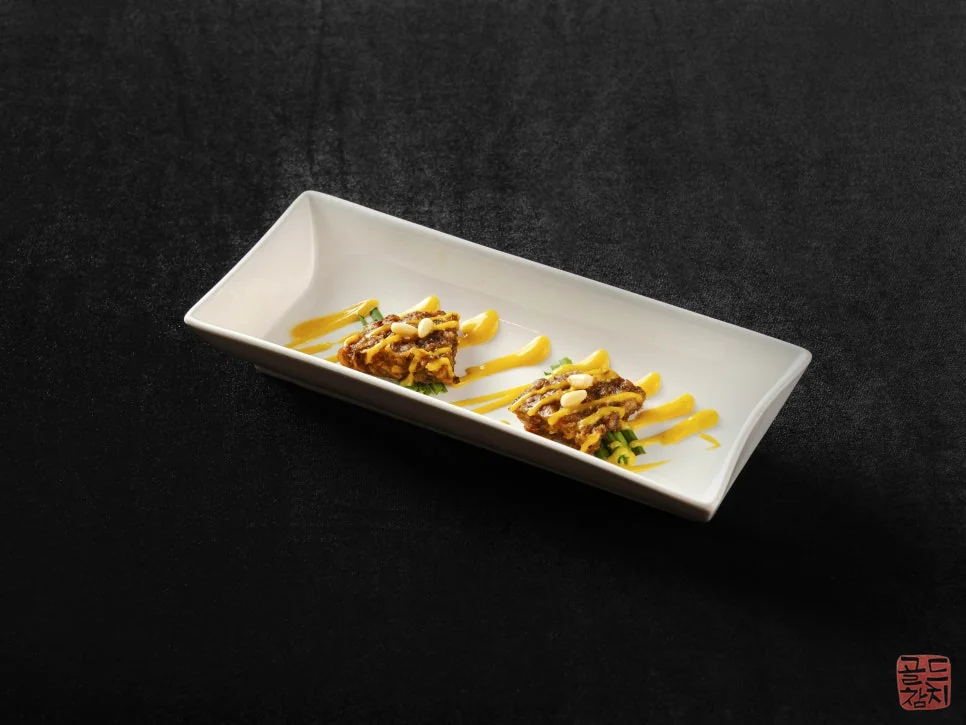 Gold Tuna chicken karaage, monkfish liver, special dish
