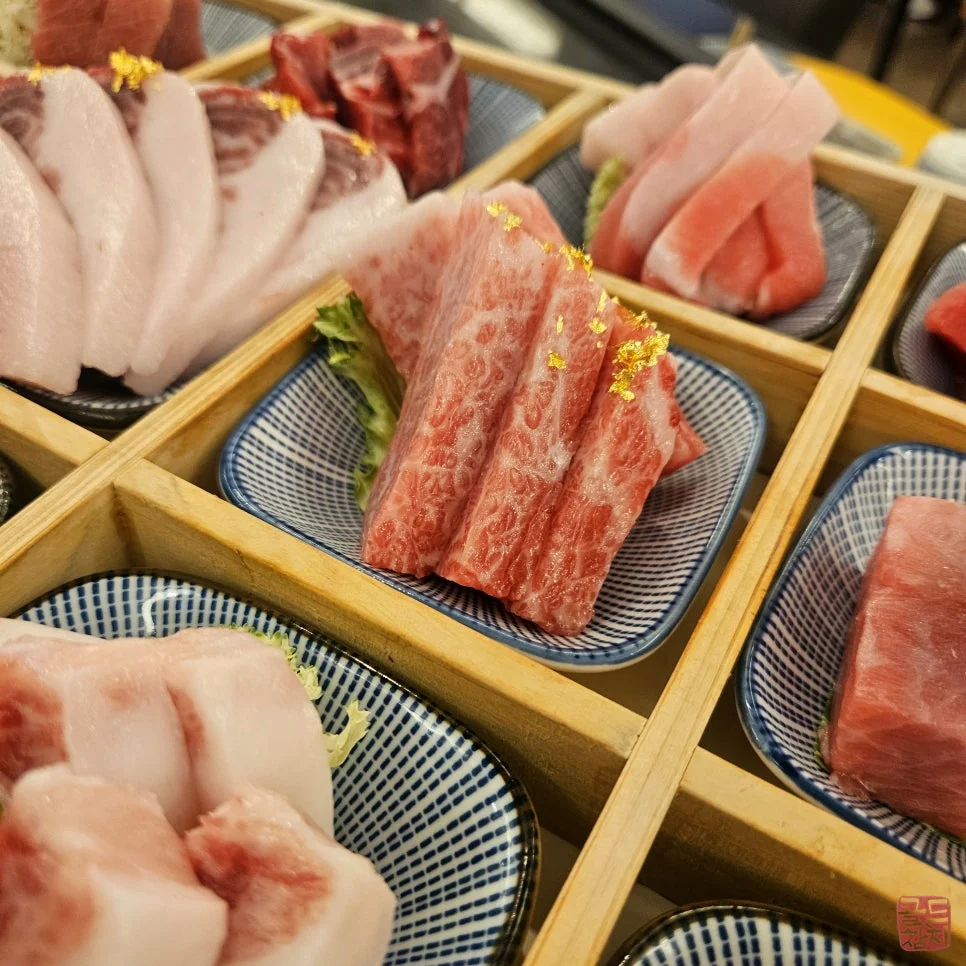 골드참치 참치회 신선하고 부드러운 식감