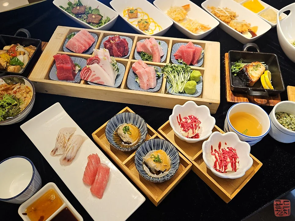 방이동 골드참치 런치 스페셜 참치회 한상차림