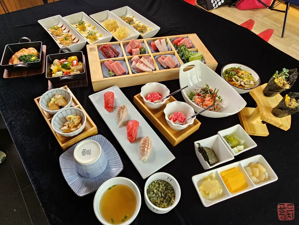 방이동 골드참치 참치 요리 아름다운 플레이팅 미식