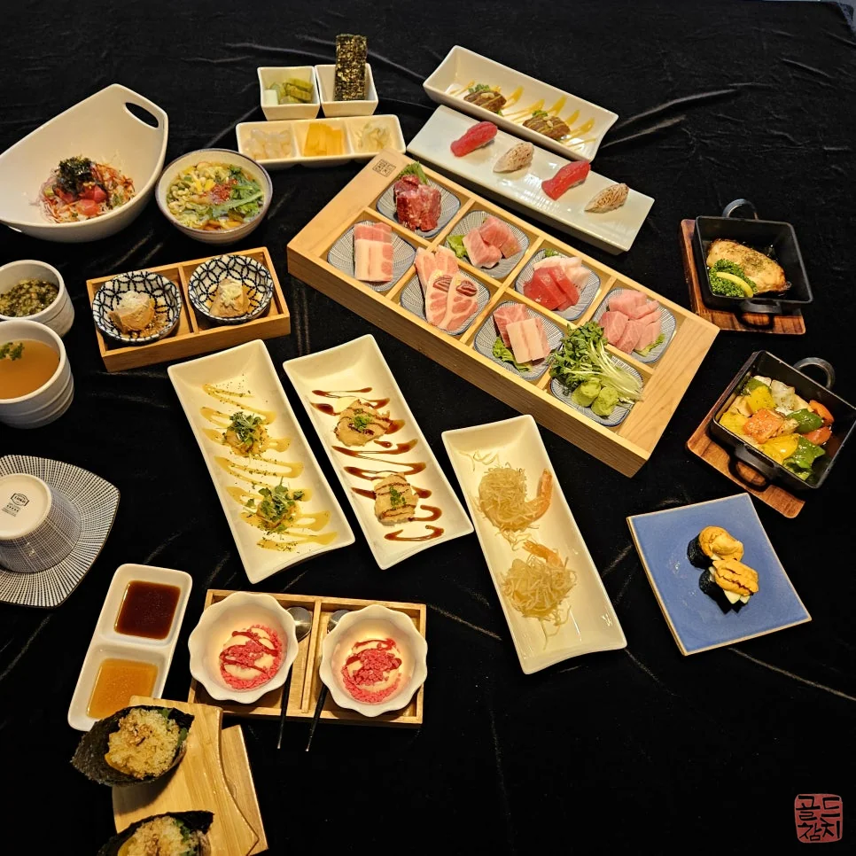 Bangyi-dong Gold Tuna 15-course omakase dessert, refreshing ice cream