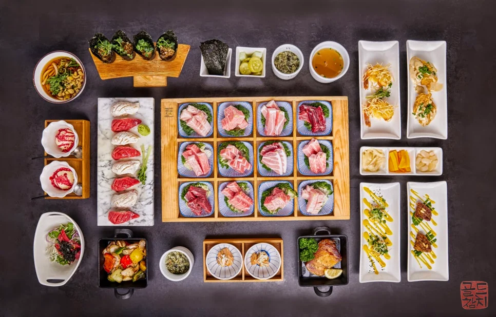 Gangnam Gold Tuna chef's tuna omakase, dedication to customer satisfaction