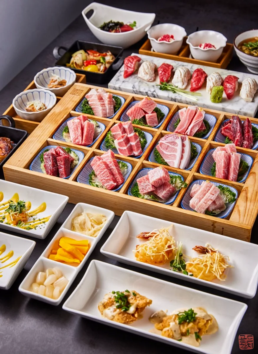 강남 골드참치 15코스 참치 오마카세 작품 같은 플레이팅