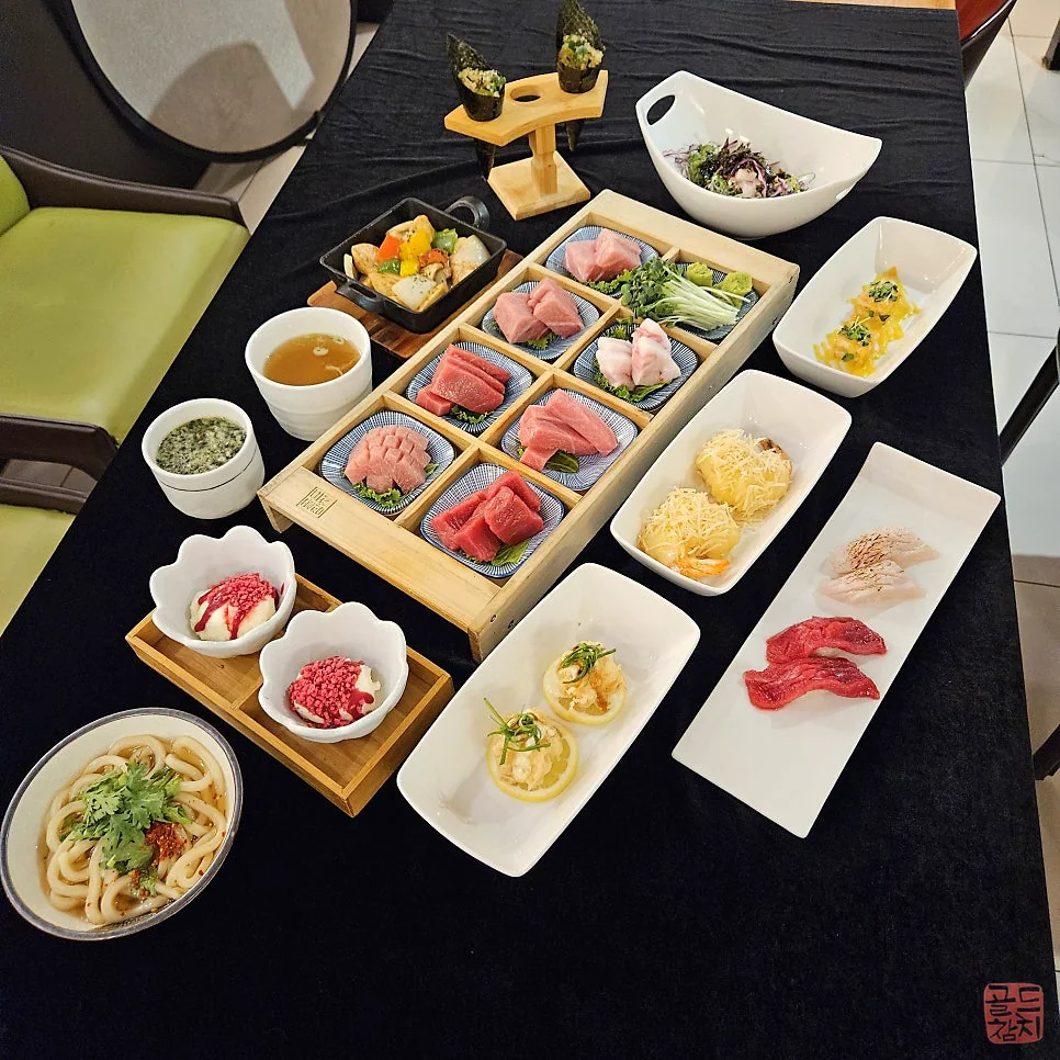 서울 골드참치 런치A코스 6만원 참치회 한상차림 메뉴