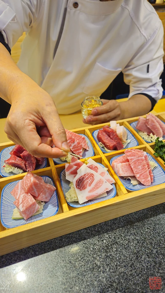강남 골드참치 참치회 오마카세 정성스러운 요리