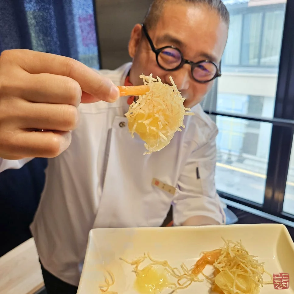 강남 골드참치 참치 오마카세 플레이팅