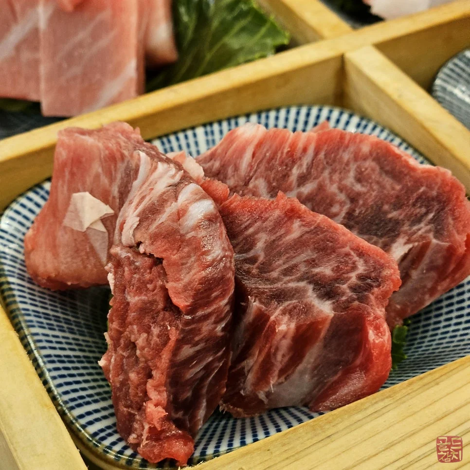 골드참치 참다랑어 날갯살 참치회 특수부위