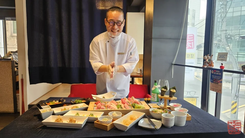 골드참치 최고급 참치회 가맛살 속살 부위