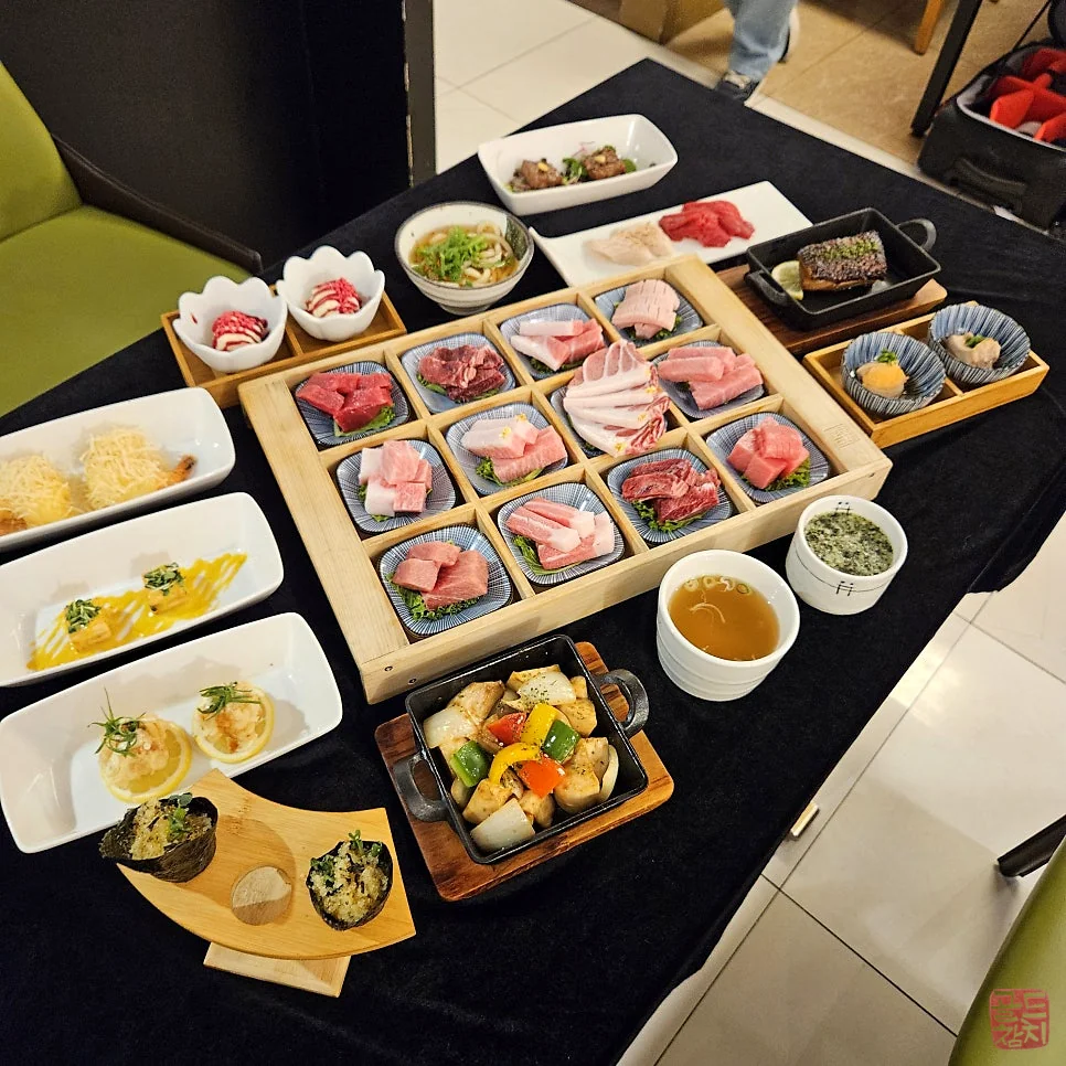 신사동 골드참치 로얄스페셜 한상차림 참치요리 정성