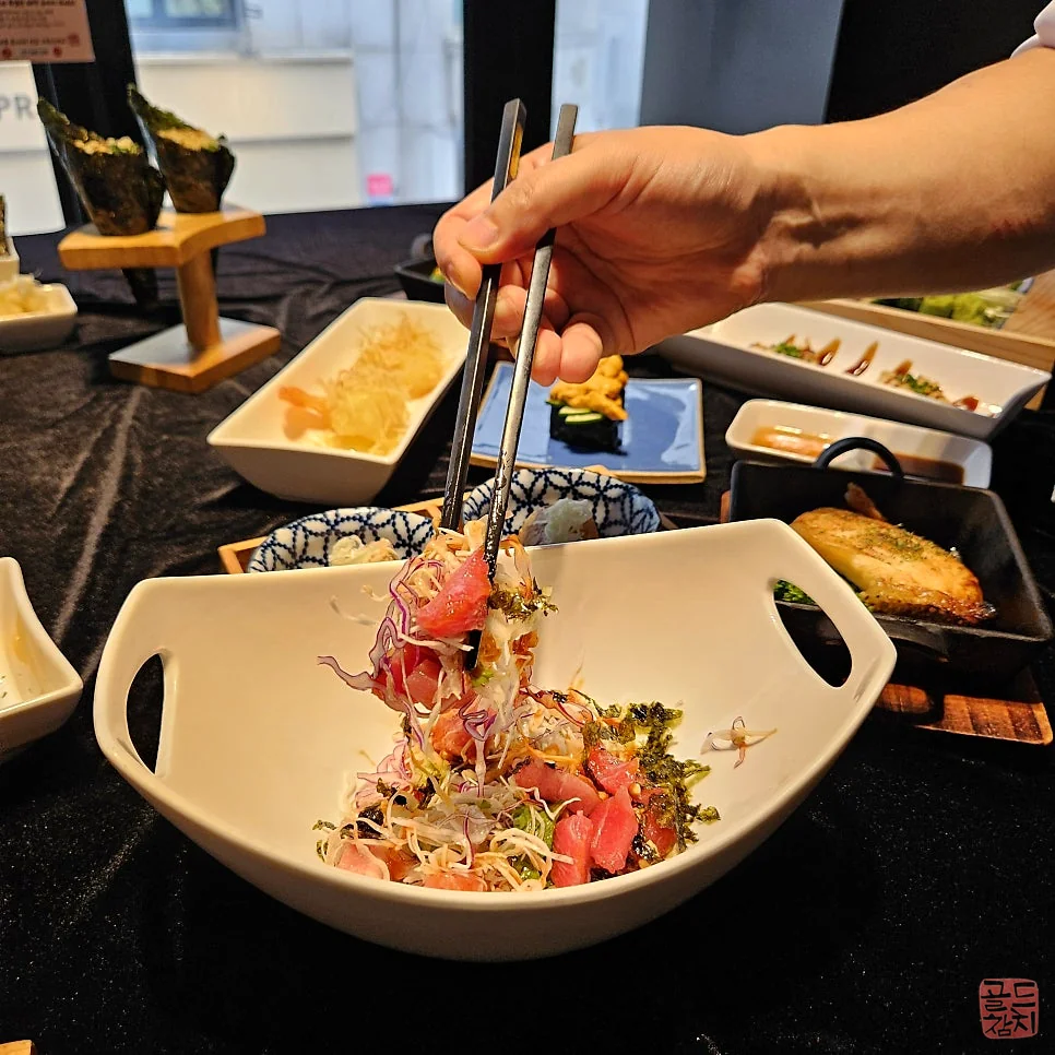 Gold Tuna omakase, chef's delicate preparation