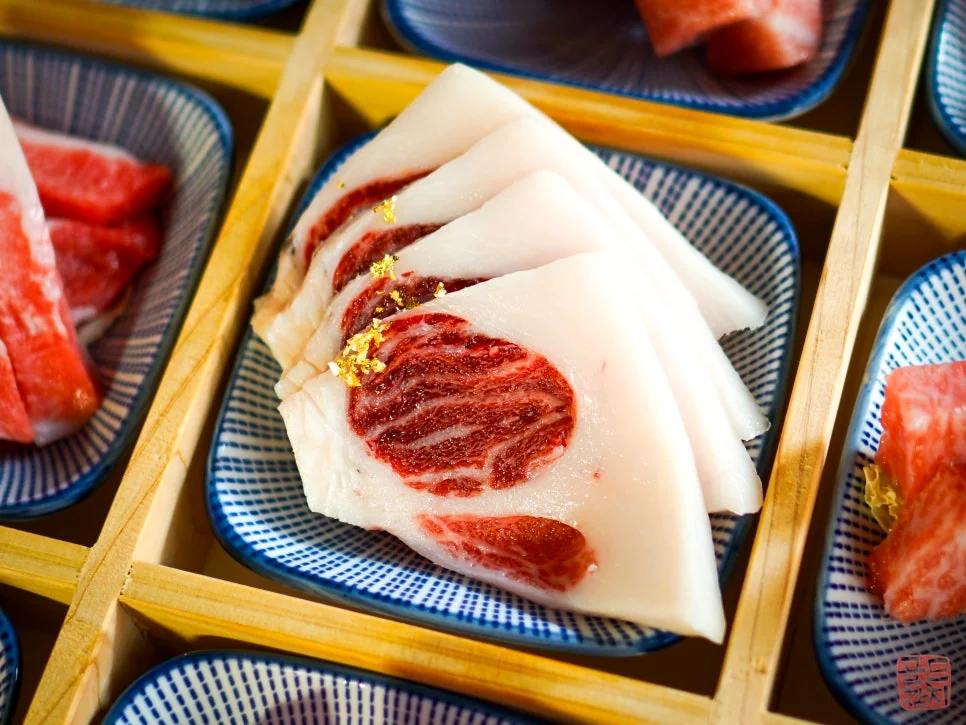Gangnam Gold Tuna bluefin tuna, diverse premium cuts