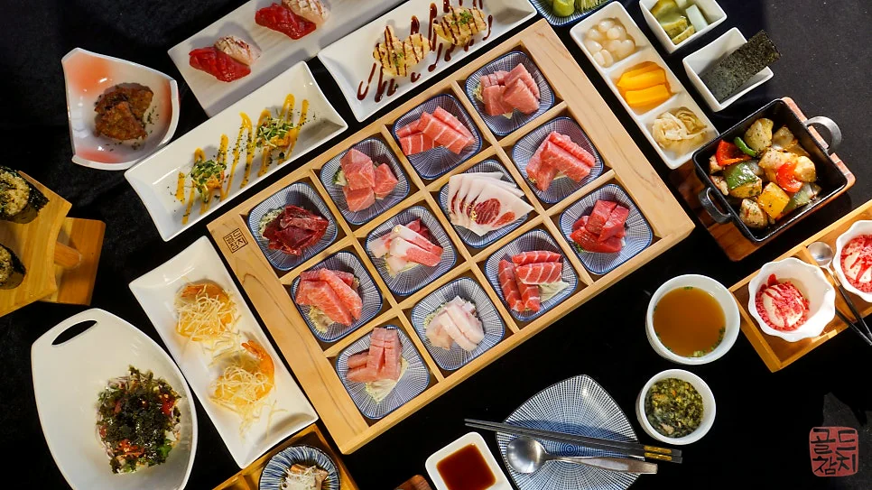 Gold Tuna premium tuna full course meal, company dinner, date, anniversary dining