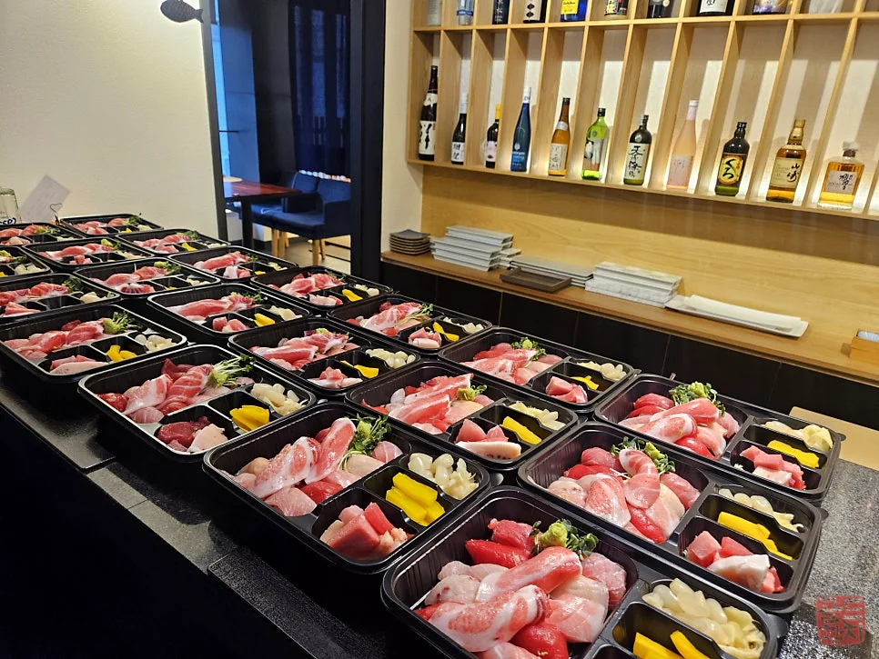 Gangnam Gold Tuna lunch tuna sushi 20-set omakase