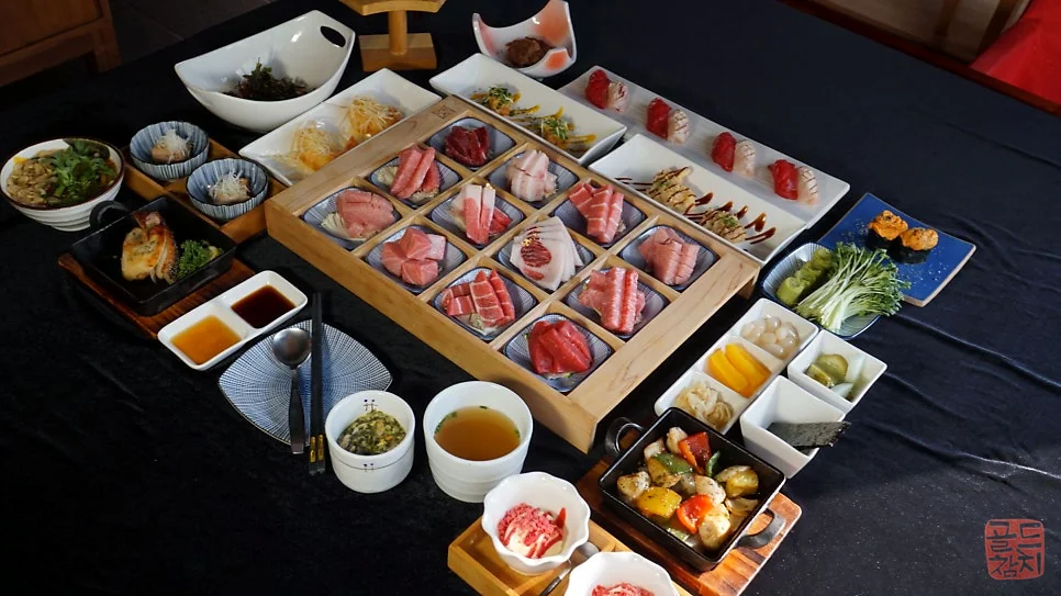 강남 골드참치 15코스 오마카세 풀코스 요리