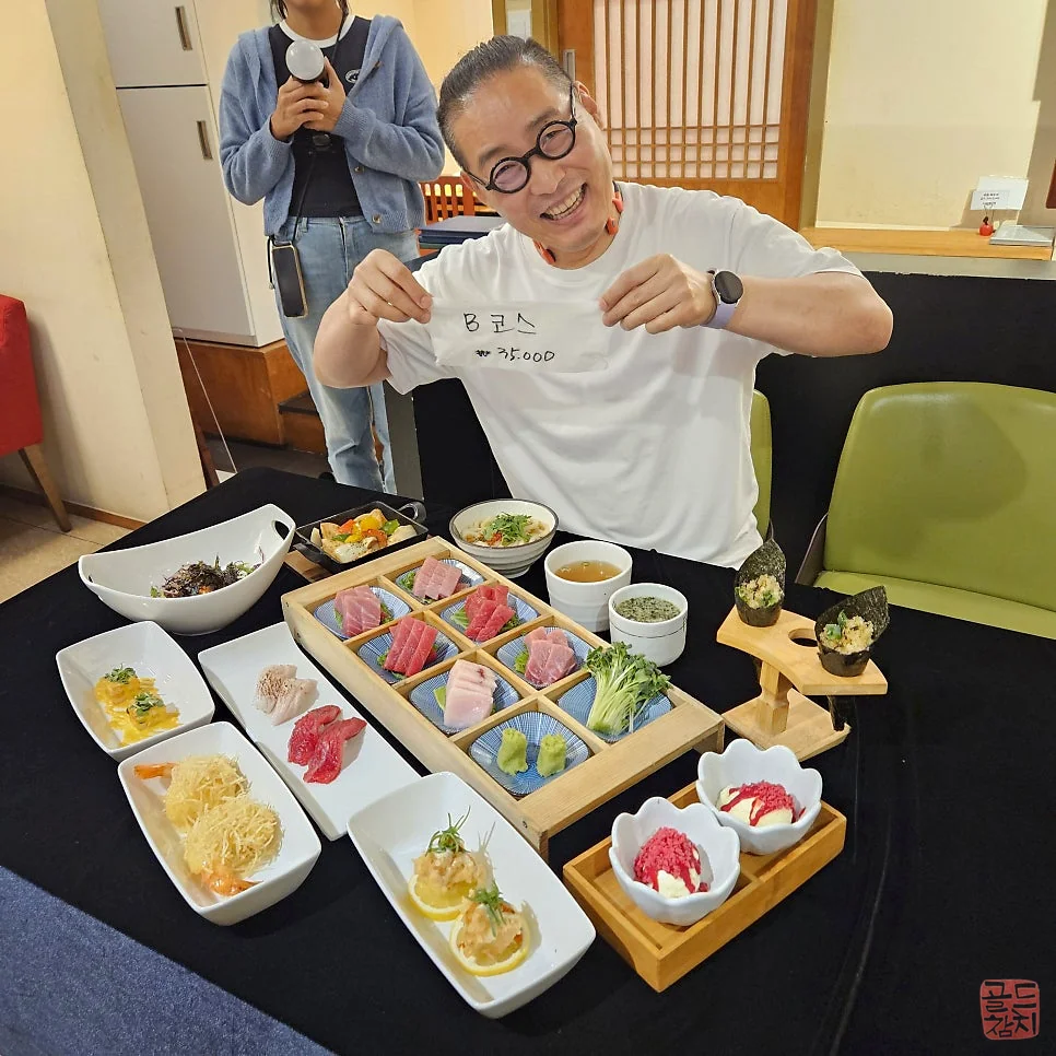방이동 골드참치 런치 B코스 3만5천원 참치정식