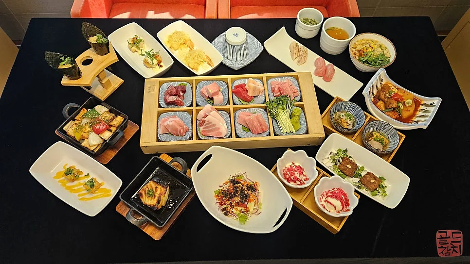Bangyi-dong Gold Tuna 2-person full course, tuna omakase, special dining