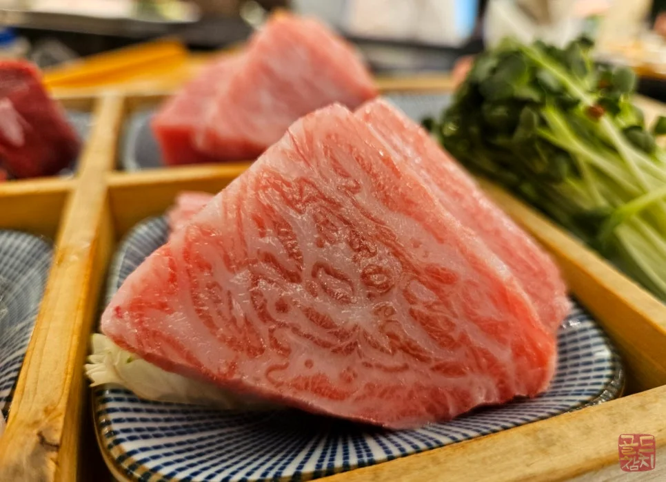 골드참치 참다랑어 가맛살 특별한 식감