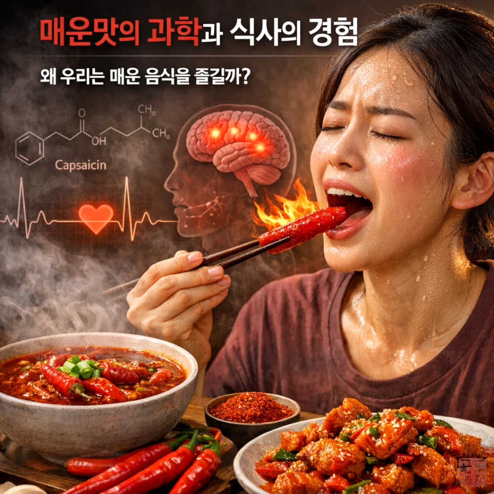 [맛의 과학] 매운맛의 역설과 통증의 유희, 골드참치가 빚어내는 식사의 여운