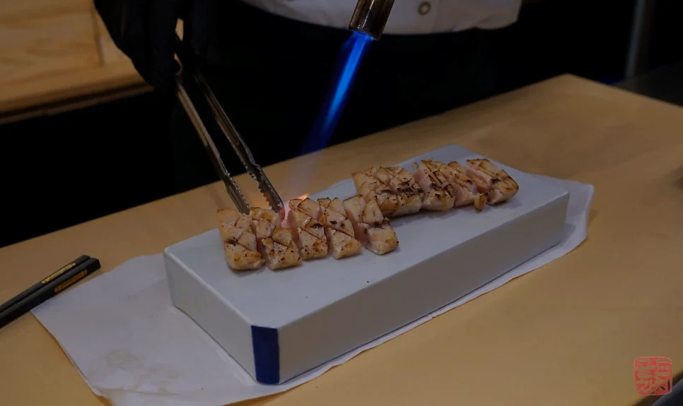 신사동 골드참치 참치 스테이크 코스 참치 다다끼 요리