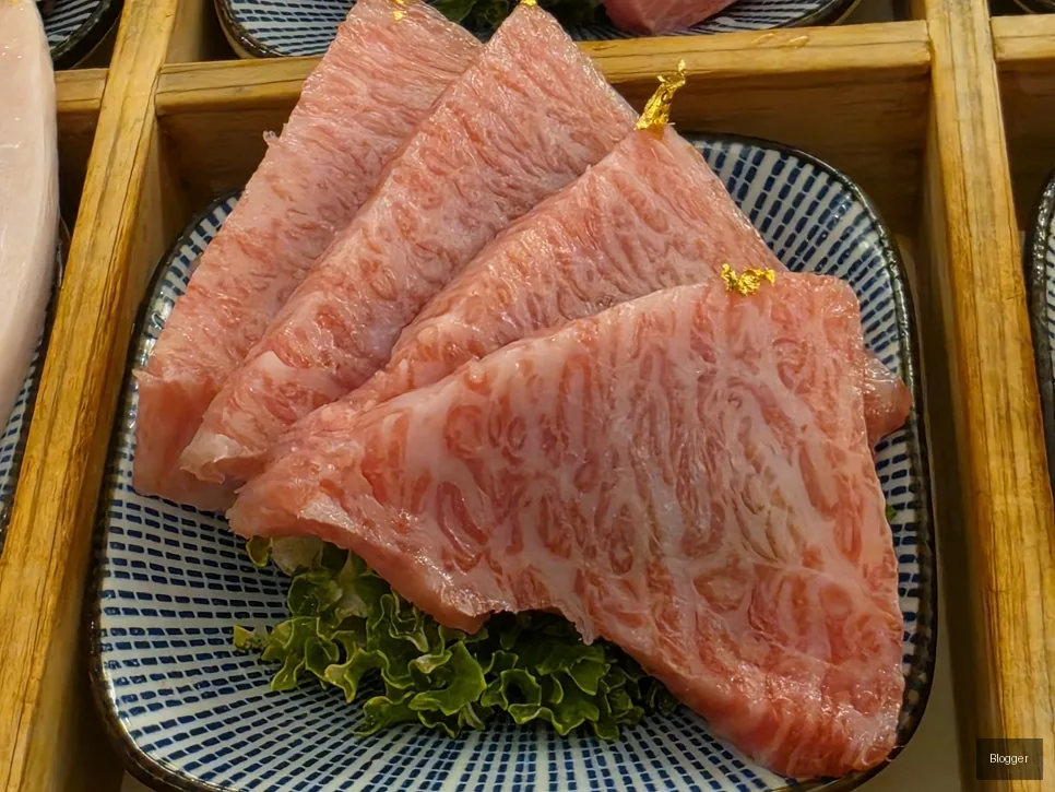 골드참치 참다랑어 가맛살, 최상급 참치회