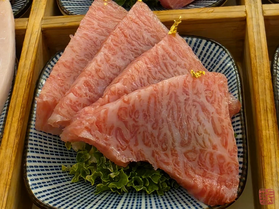골드참치 참다랑어 가맛살, 최상급 참치회