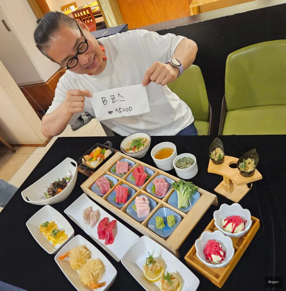 골드참치 런치 B코스 3만5천원, 참치회, 합리적인 가격