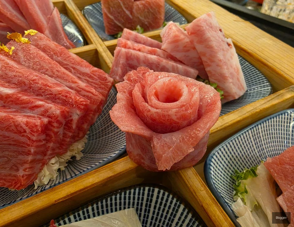 잠실 골드참치 코스요리, 정성껏 준비한 음식 플레이팅