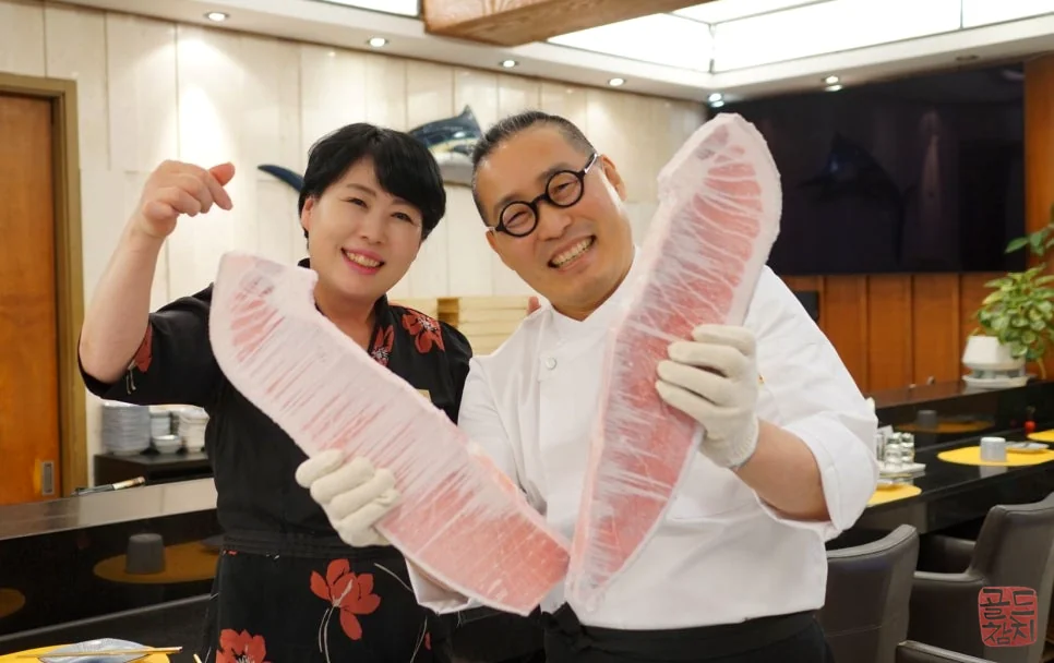방이동 골드참치 직원 친절한 고객 서비스 소맥이모 참치아저씨