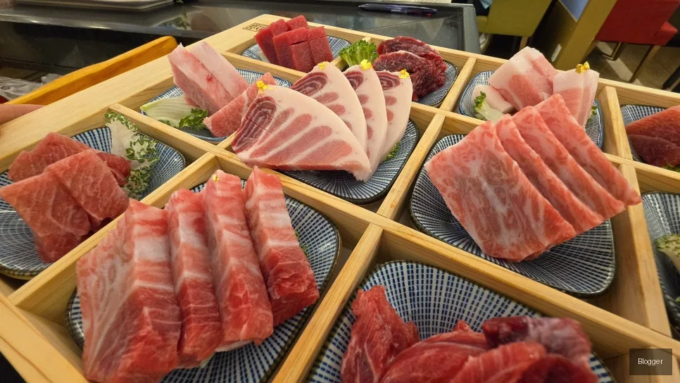 방이동 골드참치 참다랑어 가맛살 배꼽살 참치회