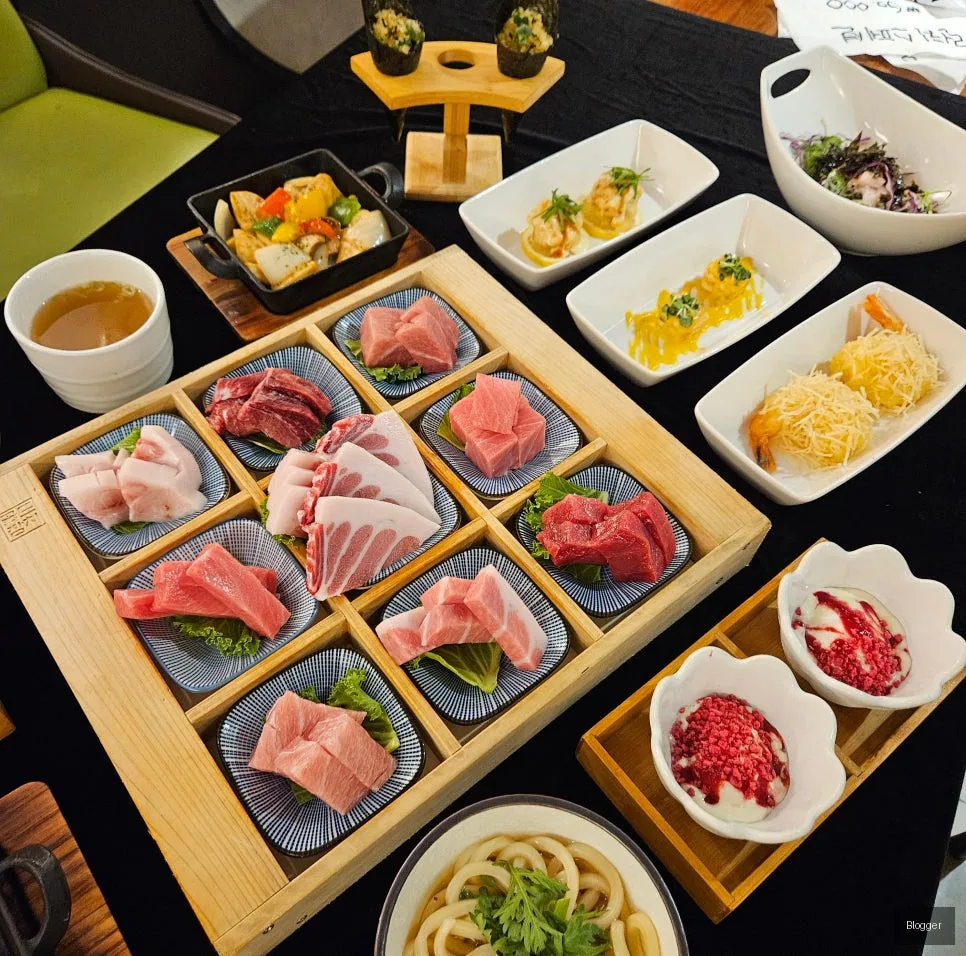 골드참치 로얄스페셜 3인 한상차림, 고급 참치회