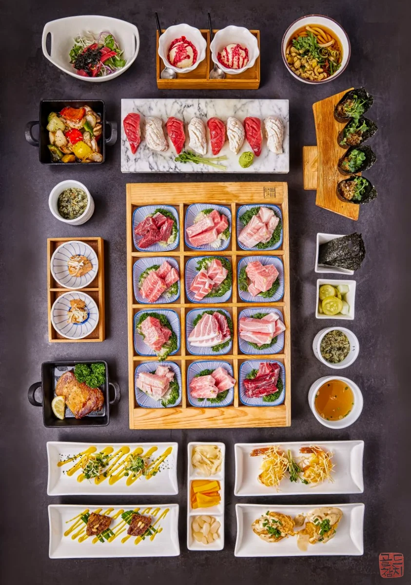 Sinsa-dong Gold Tuna, 15-course omakase full set, premium dining experience