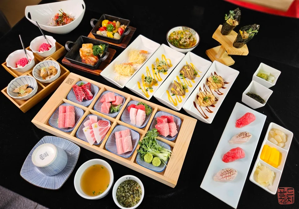 Bangyi-dong Gold Tuna, tuna course meal, social gathering, dining atmosphere