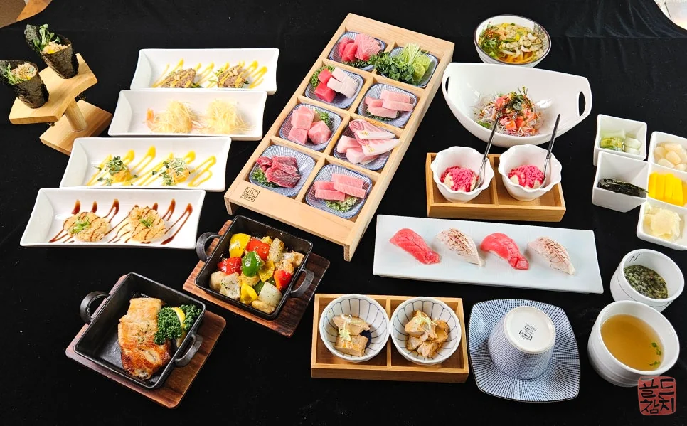 Bangyi-dong Gold Tuna 2-person tuna platter, sashimi set, date night menu