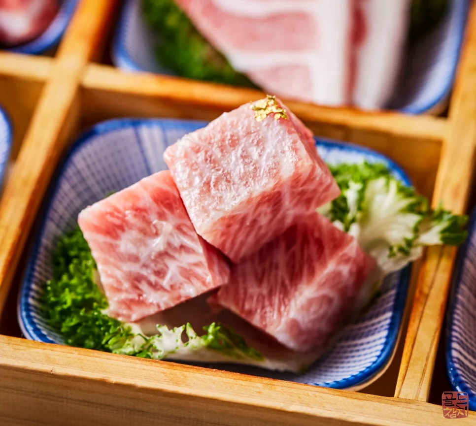Bangyi-dong Gold Tuna signature diced tuna sashimi, special cut