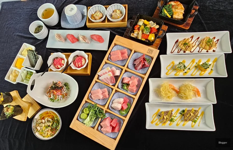 Bangyi-dong Gold Tuna 2-person full course, premium tuna sashimi omakase