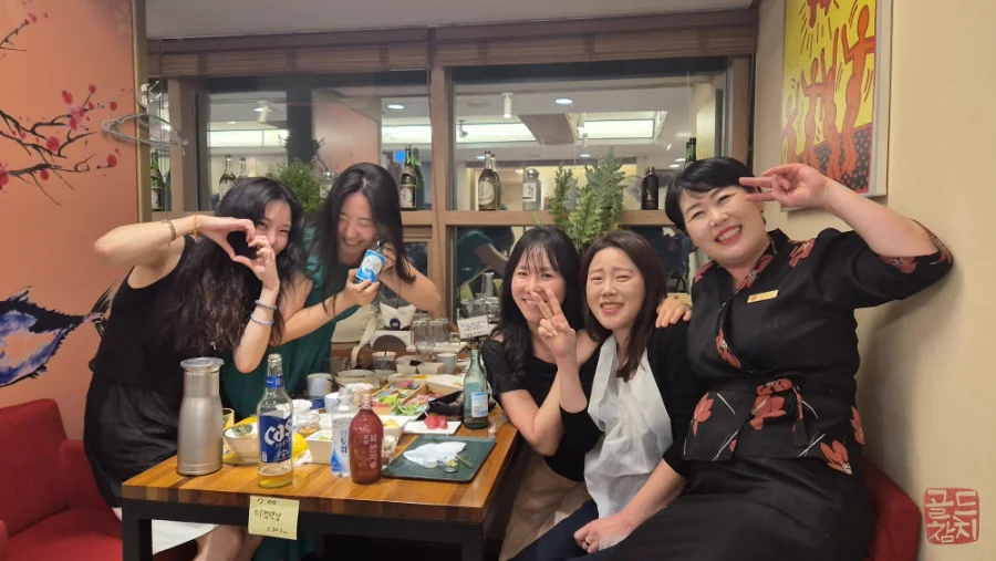 잠실 친구 모임 추천, 골드참치 방이점에서 즐긴 소맥이모의 특별한 복푸치노