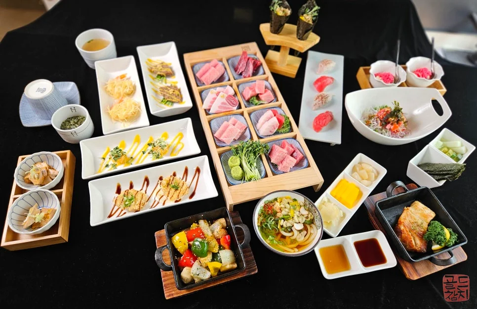 Bangyi-dong Gold Tuna, 2-person dinner course, tuna omakase, full meal set