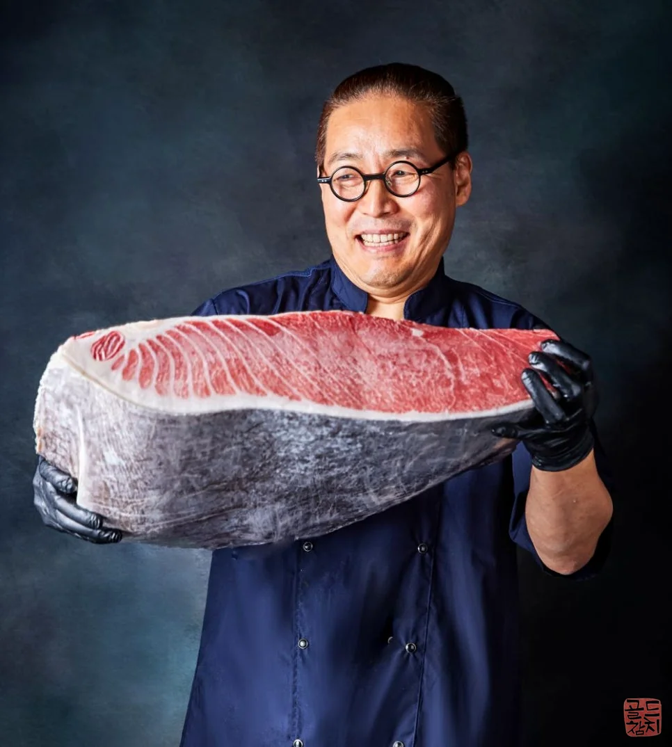 Dismantling Kama-toro and No. 1 Toro of Bluefin tuna at Goldtuna
