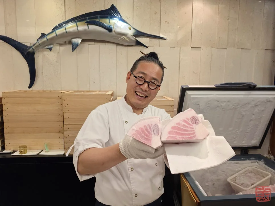 Goldtuna Bluefin tuna belly button meat special part tuna sashimi