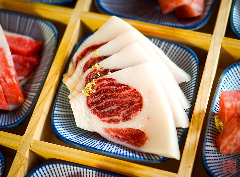 Goldtuna tuna omakase belly fat layers