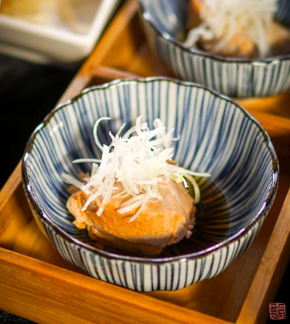 Goldtuna side dish ankimo delicacy